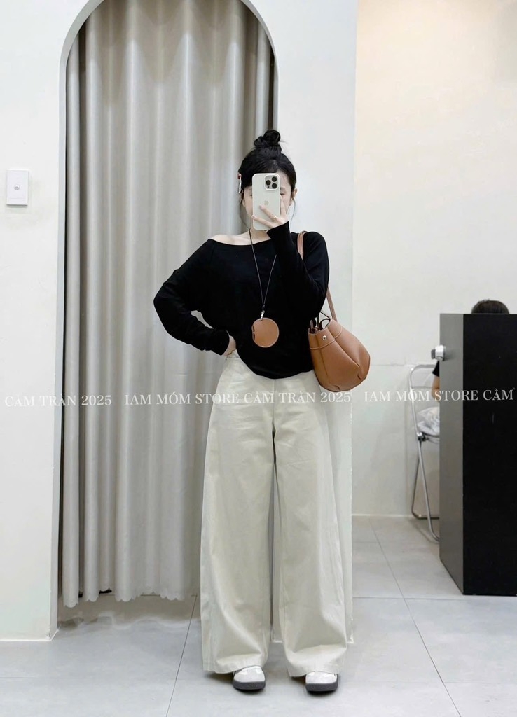 QUẦN SUÔNG KAKI GIÃN MỀM NỮ