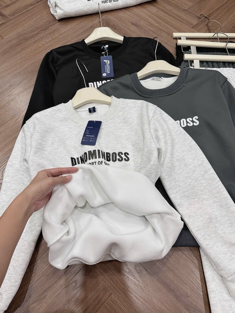 BỘ DÀI NỈ DINO 3 MÀU NAM THU ĐÔNG