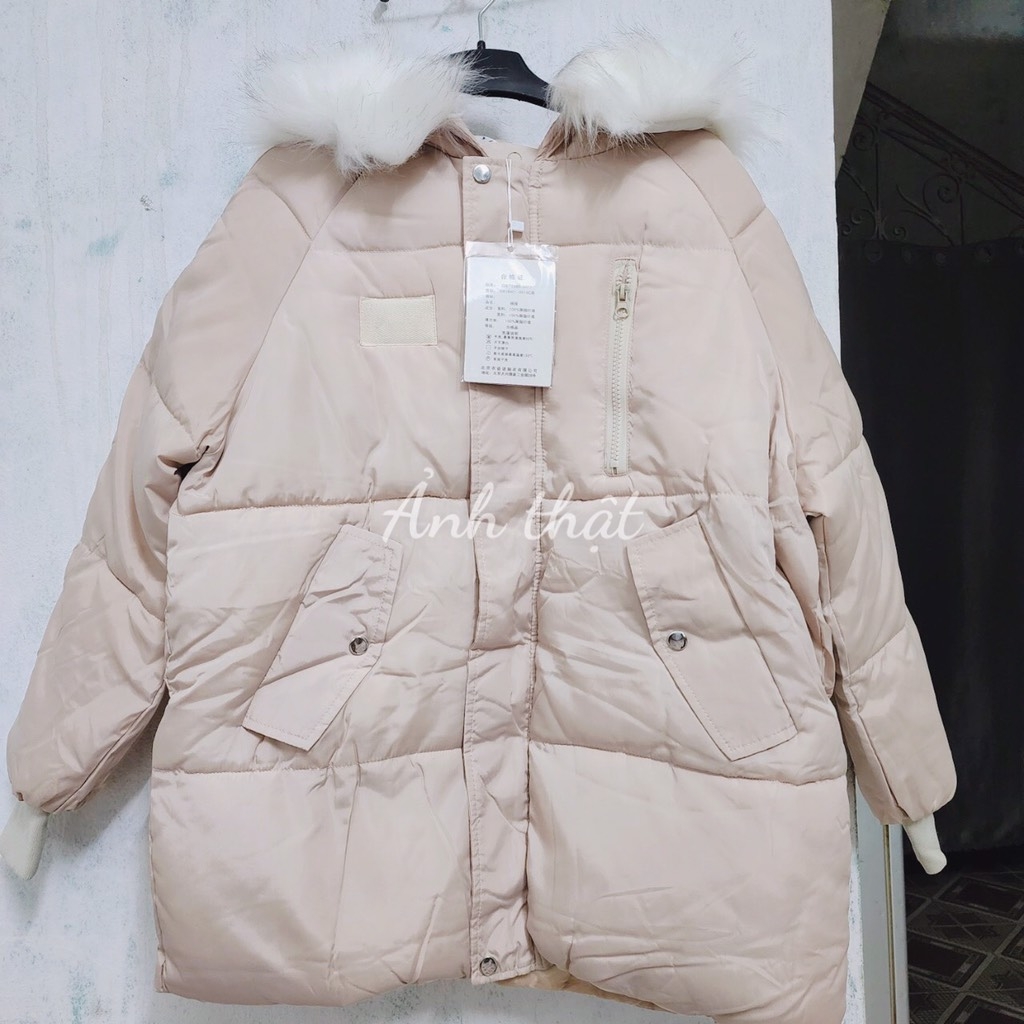 ÁO PHAO BÉO MŨ LÔNG 2 MÀU NỮ( XẢ 179k)