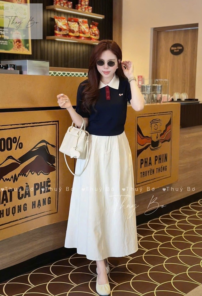 SET BỘ ÁO LEN PHỐI MIX CV LY NỮ