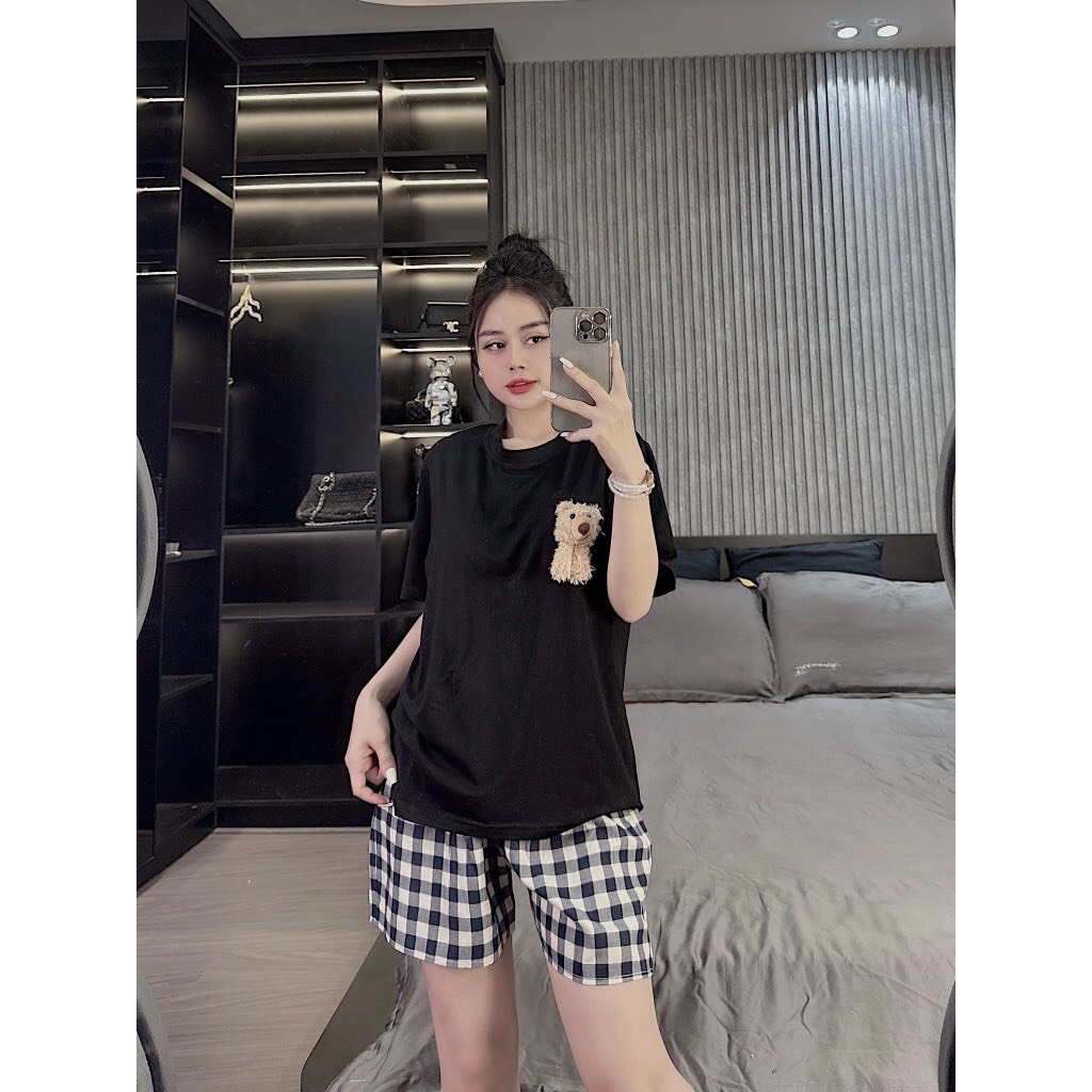 SET BỘ ĐỒ NGỦ NỮ VẢI COTTON SẴN(xả 85k)