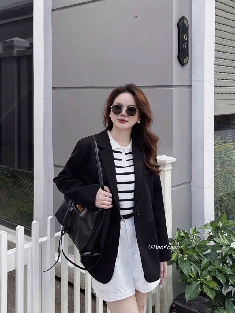 ÁO VEST BASIC SANG XỊN 2 MÀU NỮ THU ĐÔNG SẴN