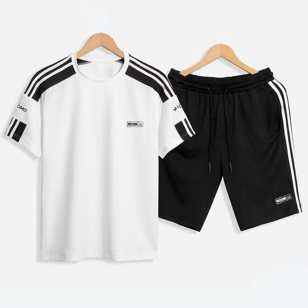 BỘ NAM CỔ TRÒN PHỐI KẺ 3 MÀU SẴN (sale 75k)