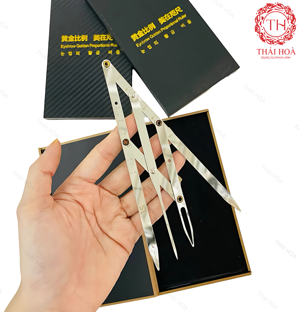 Thước đo mày Fancibrows với hướng dẫn sử dụng chi tiết