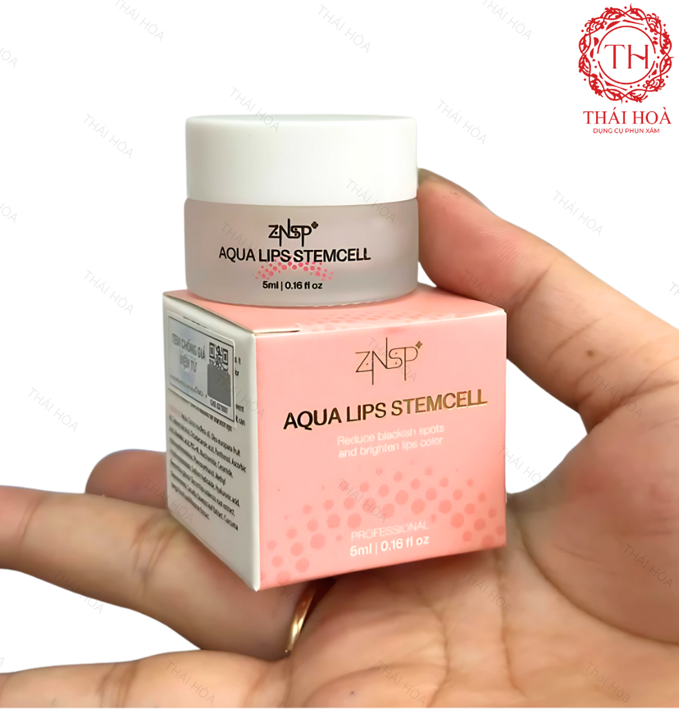 Dưỡng ZNSP Aqua Lips Stemcell Chính Hãng – Dưỡng Môi Hồng Tự Nhiên Sau Phun Xăm