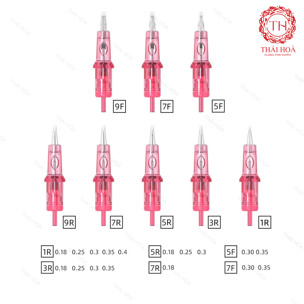 Kim Pen Ambition Hồng Chính Hãng – Cartridge Kim Phun Xăm Cao Cấp Chuẩn Từng Nét Kim