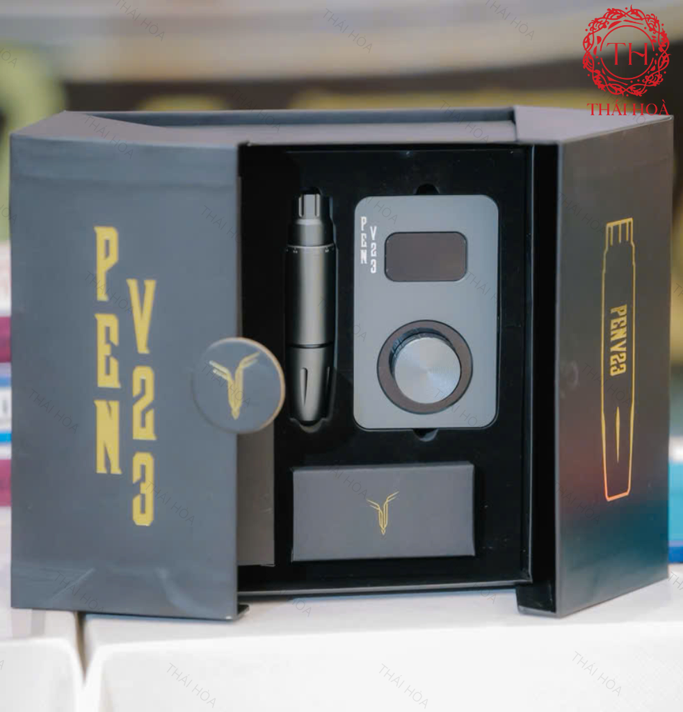 Máy Pen V23 Chính Hãng - Máy 3 Chế Độ Phun Xăm, Mini Tattoo, SMP ( Khắc Tên Miễn Phí Theo Yêu Cầu )