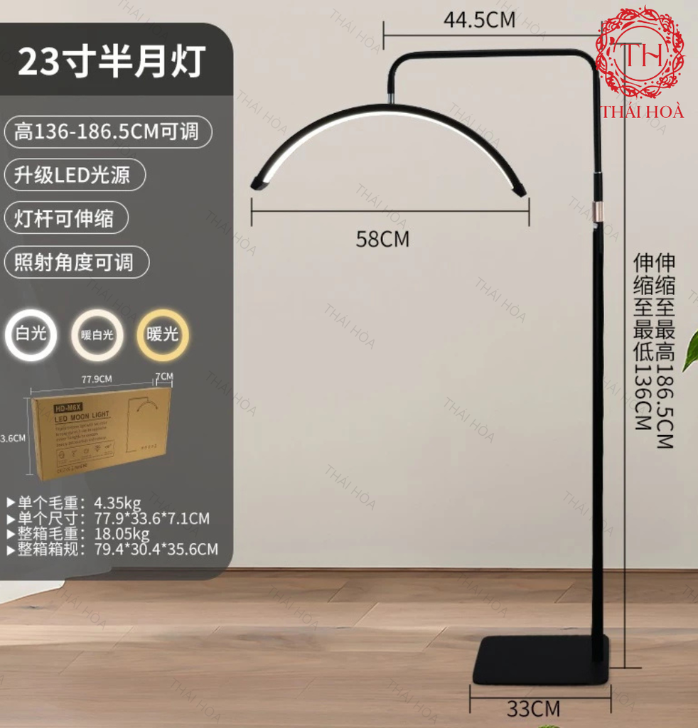 Đèn Led Bán Nguyệt - Đèn Led Siêu Sáng Cho Không Gian Làm Việc