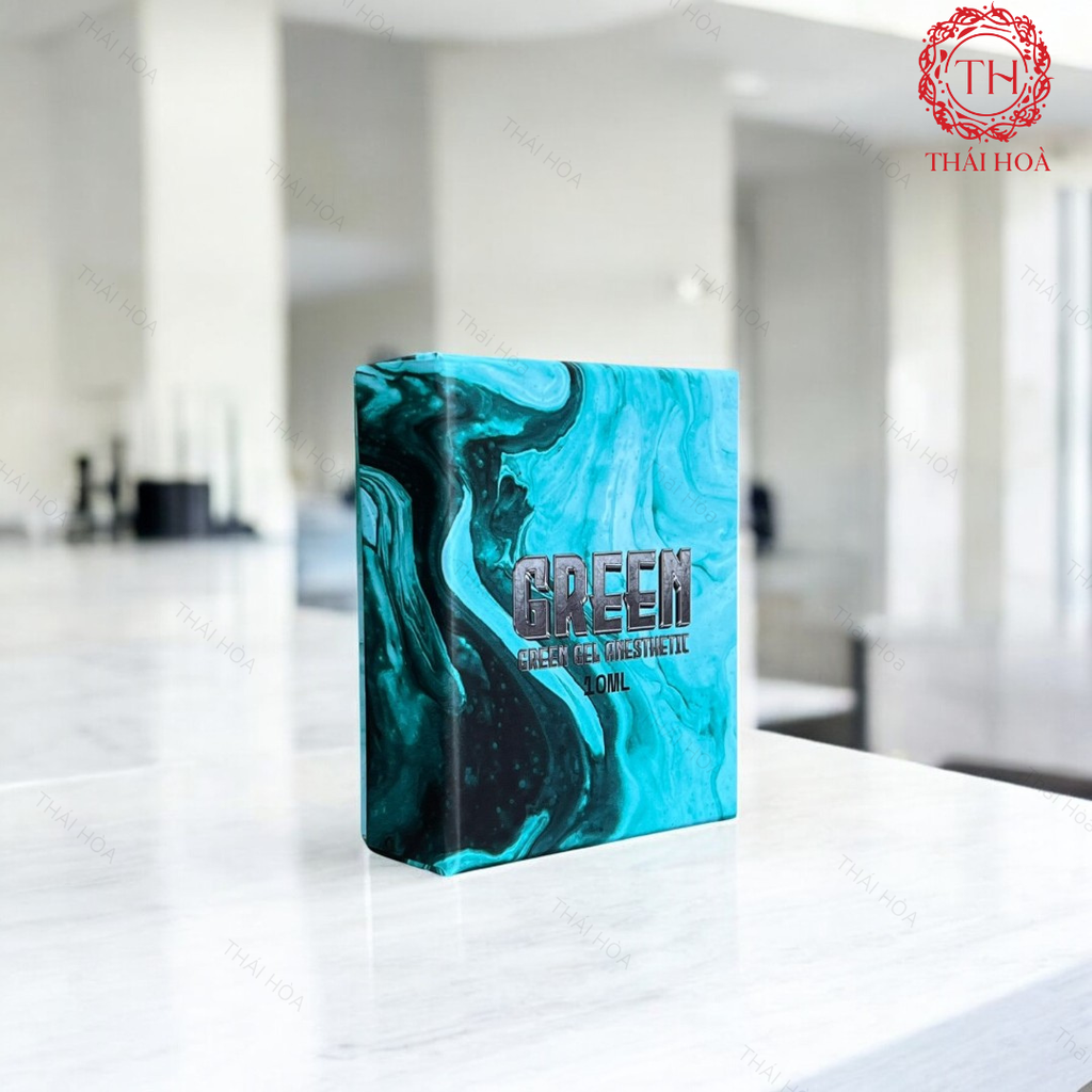 Tê Xanh Green Gel Chính Hãng - Tê Trợ Hiệu Quả Trong Phun Xăm Thẩm Mỹ (Chai 10ml)
