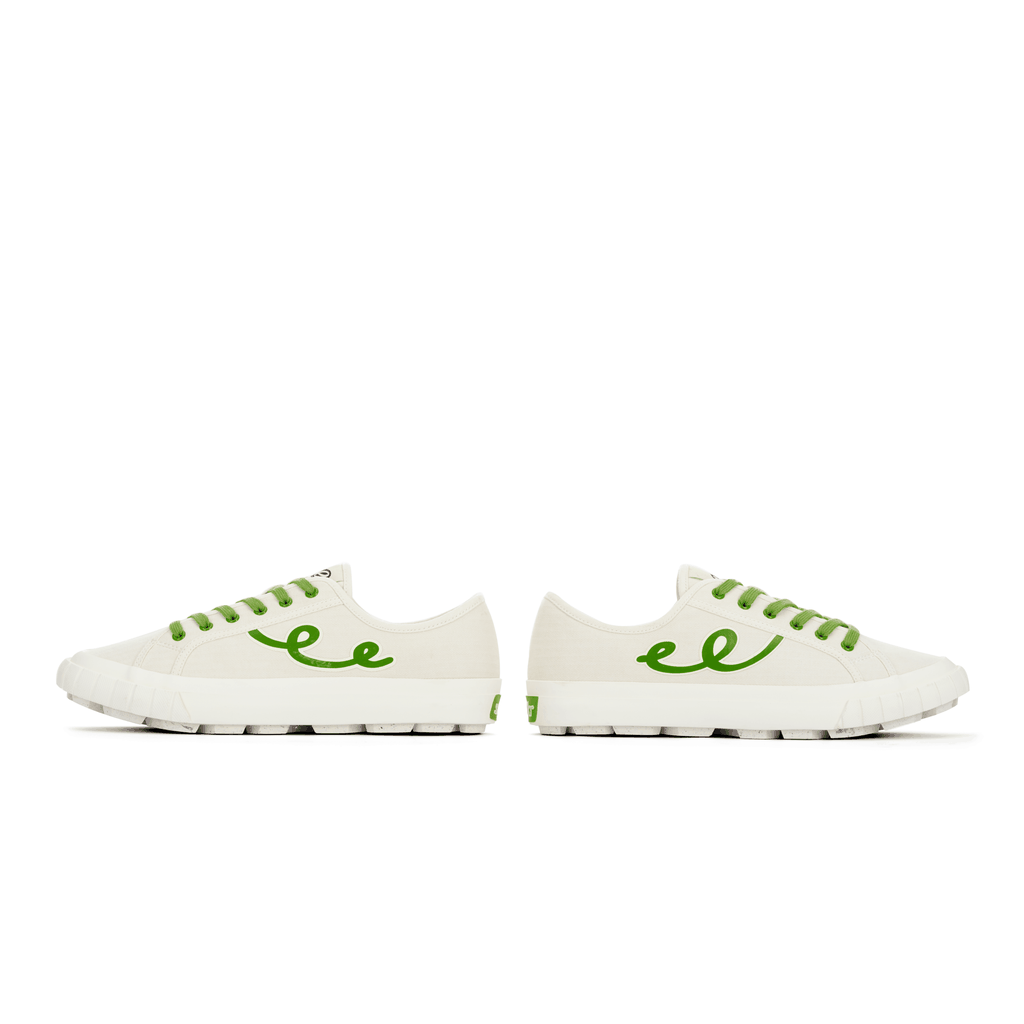 GEN E COLLECTION LOW TOP - VANILLA / GREEN - MEN