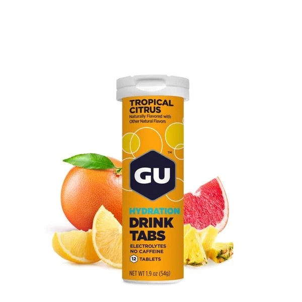 GU Hydration Drink Tabs - Điện Giải Dạng Viên Sủi 12 viên
