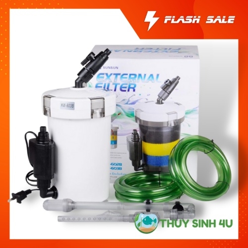 Lọc phụ Sunsun HW 603B có bơm cho bể thủy sinh