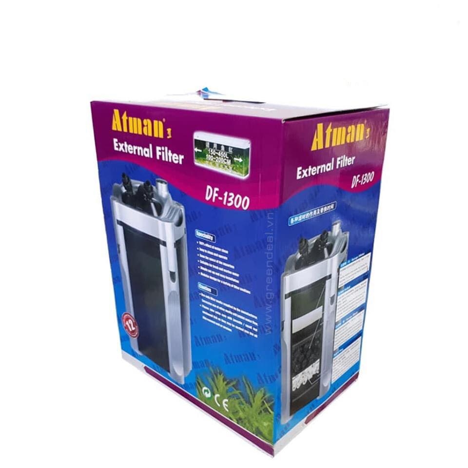 Lọc thùng Atman DF 1300 cho bể thủy sinh 80cm - 90cm