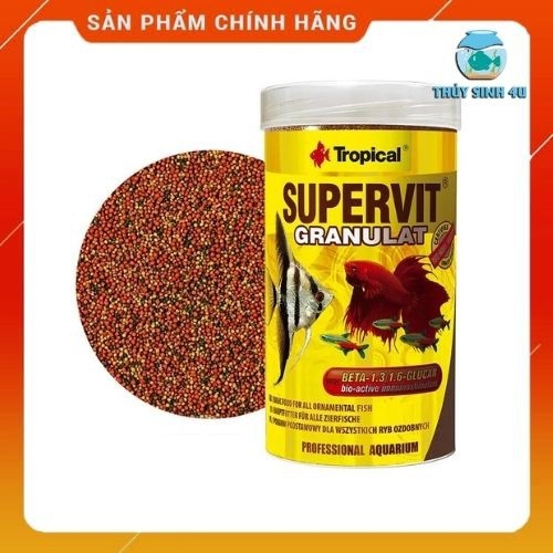 Thức ăn cá cảnh Tropical Supervit Granulat hàng chiết 100g