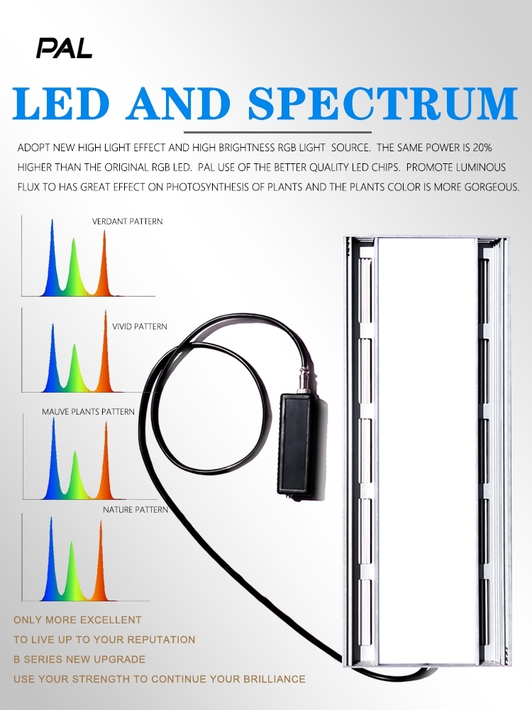 Đèn PAL VIVID RGB cao cấp đánh màu cá và cây cực đẹp