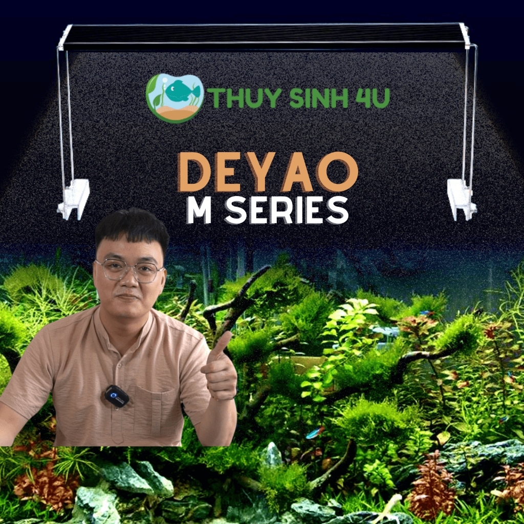 Đèn thủy sinh Deyao M Series RGB 3 in 1 đỏ cá không đỏ nước