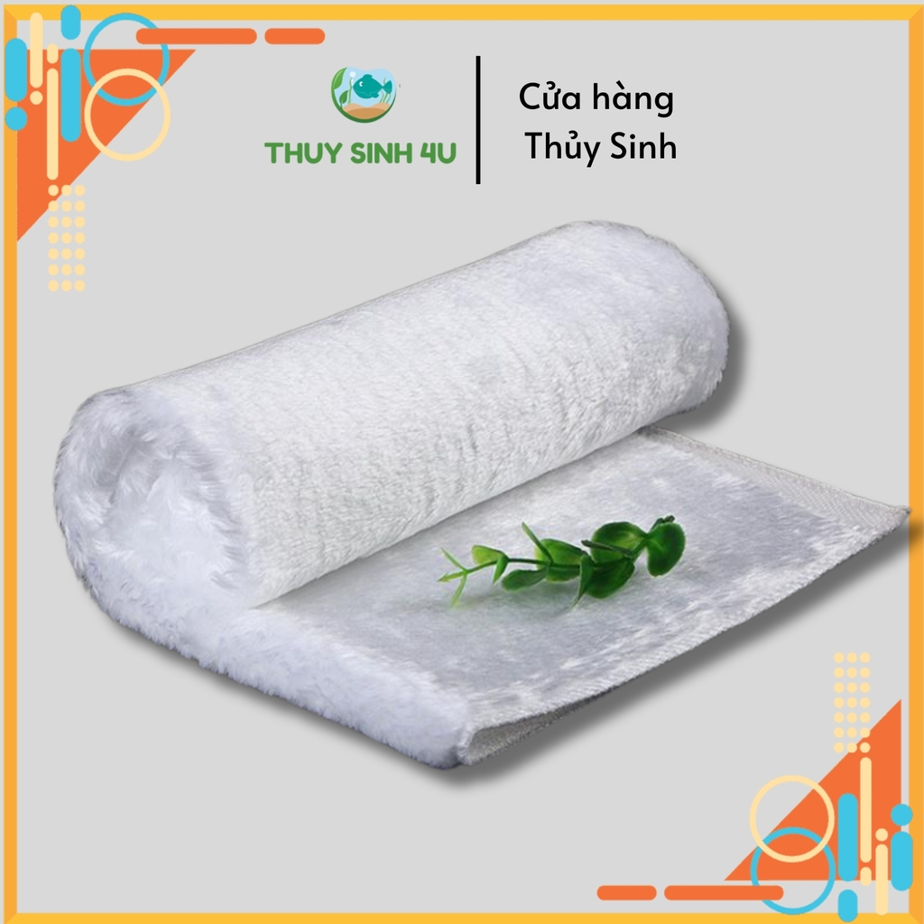 Khăn lọc bụi mịn bể cá thuỷ sinh - Xử lý bụi li ti hiệu quả