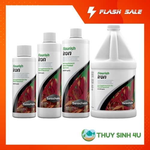 Seachem Iron - phân nước bổ sung Sắt (Fe) cho bể thủy sinh