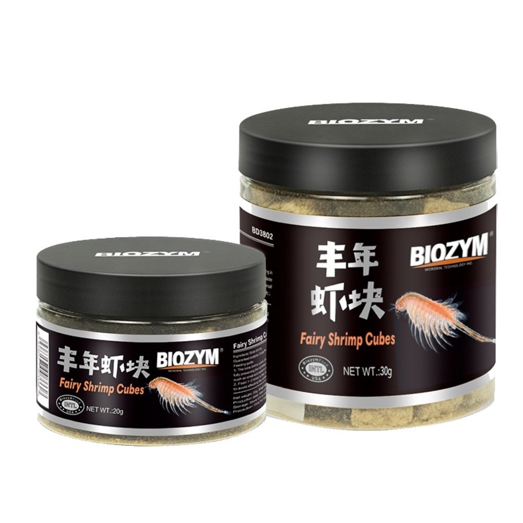 Thức ăn Atermia sấy khô Biozym Fairy Shrimp Cubes cao cấp