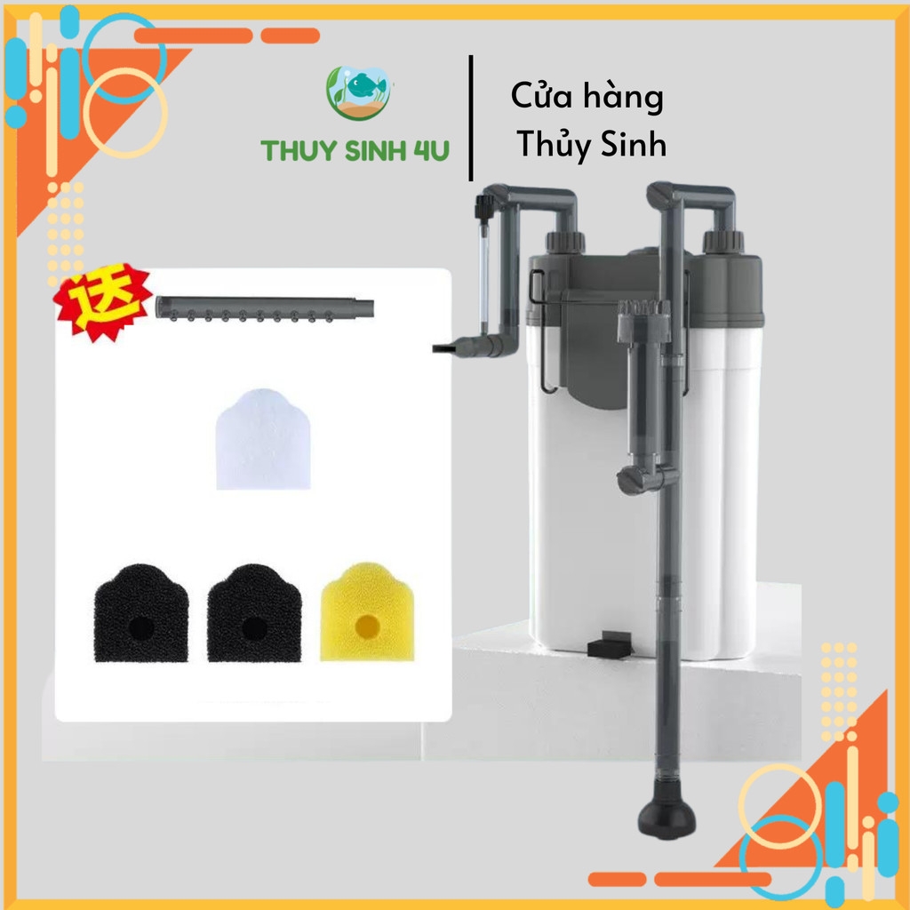 Lọc treo Jinwa FTD nhiều tính năng cho bể cá thủy sinh