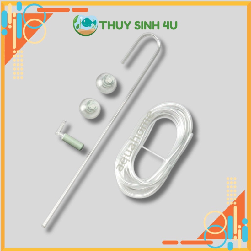 Cốc sủi CO2 chữ L siêu mịn - Combo đầy đủ chỉ mua về dùng