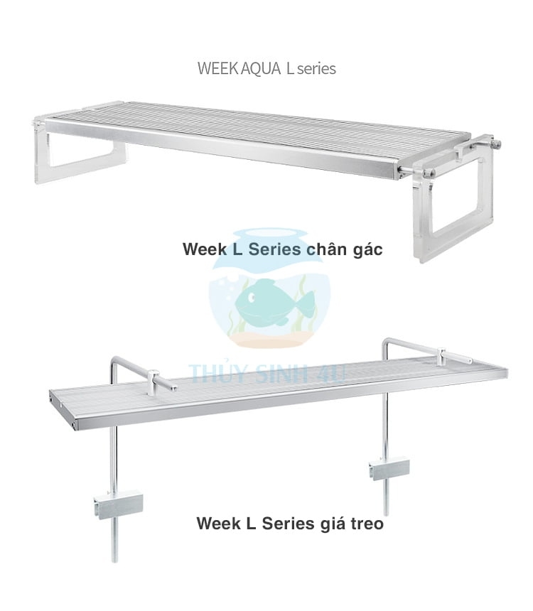 Đèn thủy sinh Week L Pro - Chỉnh APP led RGB-UV màu sắc siêu đẹp