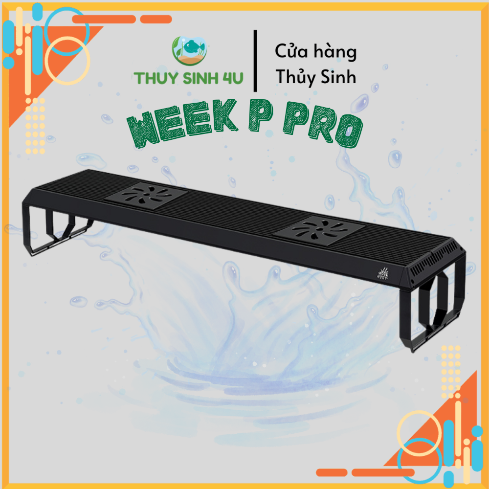 Đèn Week P Pro RGB-UV cao cấp - đánh màu cây và cá siêu đỉnh
