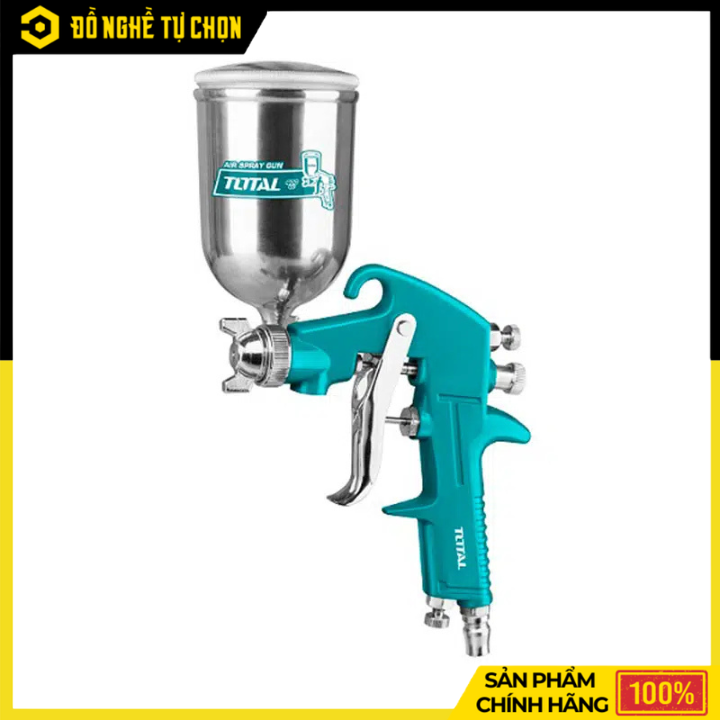 Súng phun sơn TAT10402 – Đầu phun 1.5mm, bình 400cc, phun mịn , đều màu - Hàng Chính Hãng Có VAT