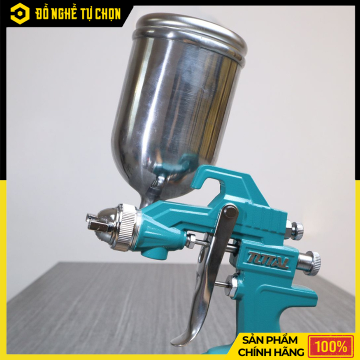 Súng phun sơn TAT10402 – Đầu phun 1.5mm, bình 400cc, phun mịn , đều màu - Hàng Chính Hãng Có VAT