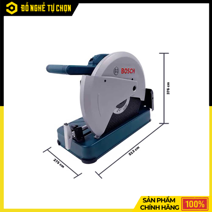 Máy cắt sắt 2300W Bosch GCO 230 (355mm) – Cắt nhanh, khỏe, bền bỉ vượt trội