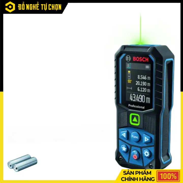 Máy đo khoảng cách Bosch GLM 50-23 G (Tia Xanh) – Chính Xác, Bền Bỉ, Linh Hoạt Cho Mọi Công Trình