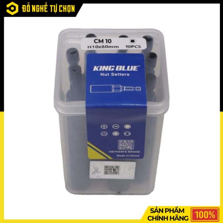 Đầu Chụp Bulong Sâu Lòng King Blue CM10 – Siết Mở Chính Xác, Chắc Chắn, Độ Bền Cao | Hàng Chính Hãng, Có VATĐầu Chụp Bulong Sâu Lòng King Blue CM10 – Siết Mở Chính Xác, Chắc Chắn, Độ Bền Cao | Hàng Chính Hãng, Có VAT