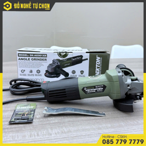 Máy Mài Đá Cầm Tay DEKTON DK-AG901XR – 900W – Công Tắc Đuôi – Khởi Động Mềm – Chống Tự Khởi Động Lại – Hàng Chính Hãng có VAT