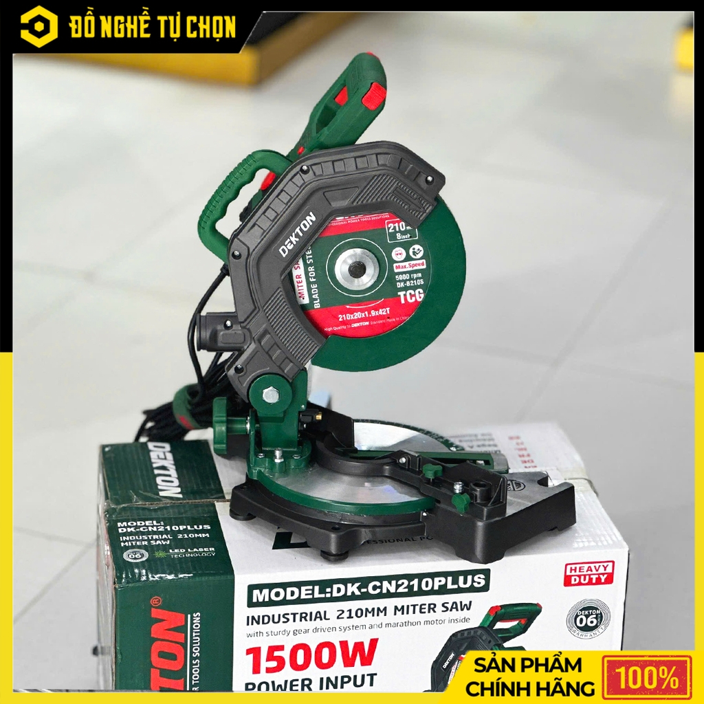 Máy cắt kim loại đặt cố định (loại cắt đứt) hiệu DEKTON, Model: DK-CN210PLUS