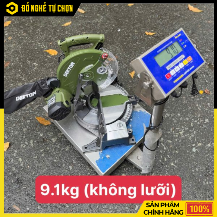 Máy Cắt Nhôm Dây Curoa 255mm Dekton DK-CN250CR – 1800W – Truyền Động Êm – Hàng Chính Hãng Có VAT