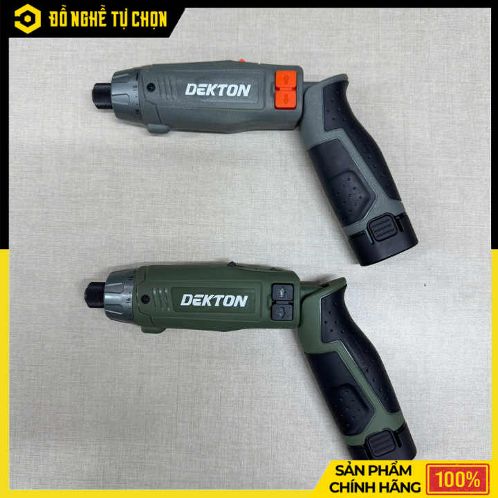 Máy vặn vít gập Dekton DK-VGT12N – Pin 7.2V – 2 Pin 2.0Ah + Sạc – Hàng Chính Hãng Có VAT