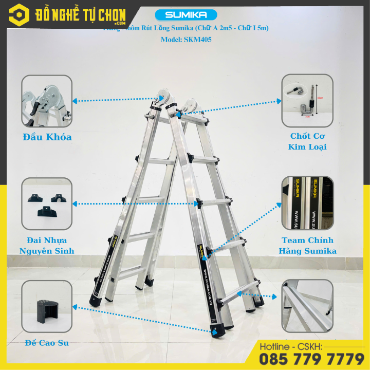 Thang Nhôm Đa Năng Sumika SKM405