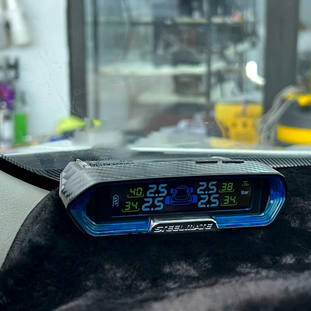 Cảm Biến Áp Suất Lốp ÔTô TPMS Cao Cấp STEELMATE TP-MT11 PRO (Cảm Biến Gắn Trong) - Hàng Chính Hãng