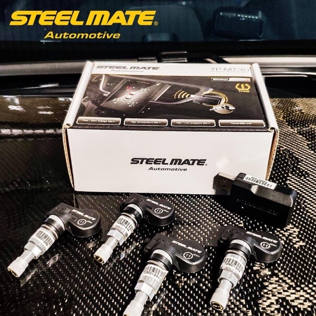 Cảm Biến Áp Suất Lốp ÔTô TPMS Cao Cấp STEELMATE TP-MT30 Kết Nối Màn Hình Android - Hàng Chính Hãng