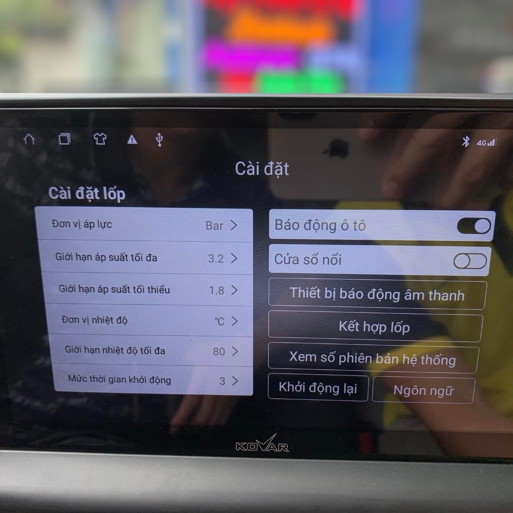 Cảm Biến Áp Suất Lốp ÔTô TPMS Cao Cấp STEELMATE TP-MT30 Kết Nối Màn Hình Android - Hàng Chính Hãng