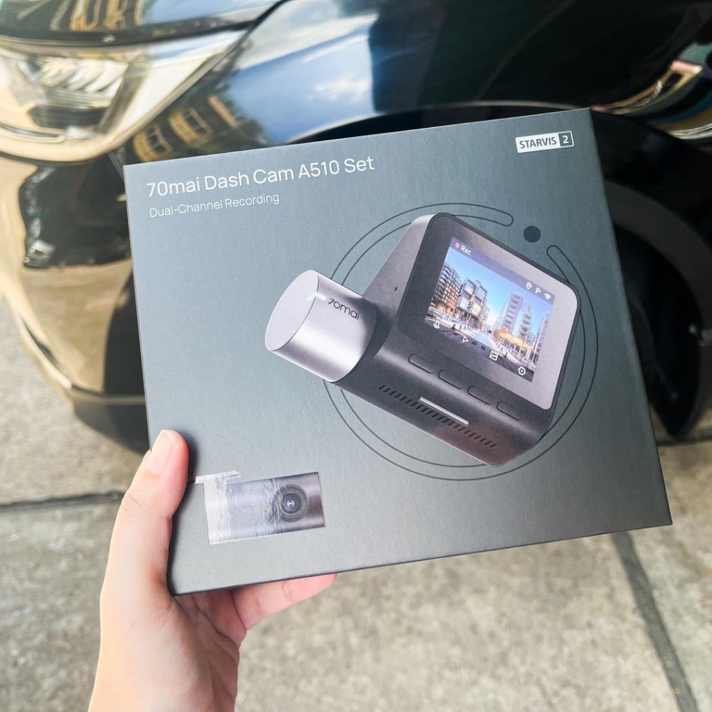 Camera Hành Trình 70mai A510 Ghi Hình Đồng Thời 2 Kênh Trước Sau Chất Lượng 3K HDR (Bản Quốc Tế)