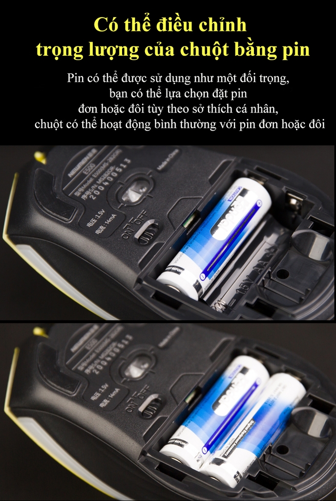 Chuột Newmen E500 không dây