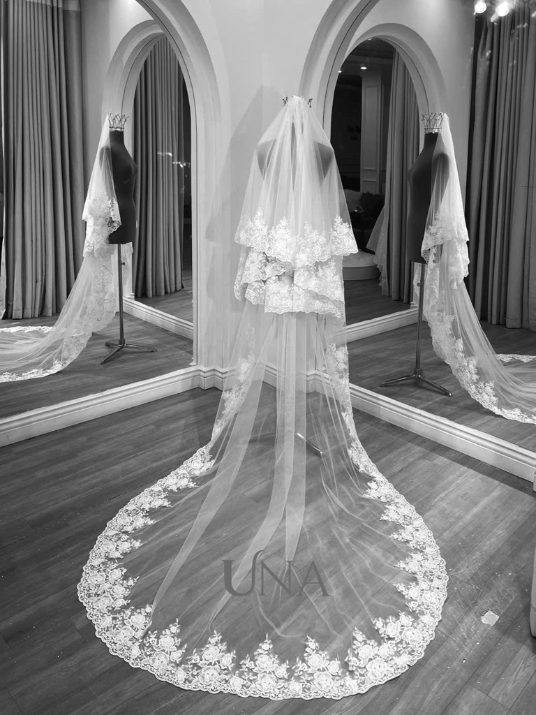 Voan Cài Đầu Cô Dâu V10