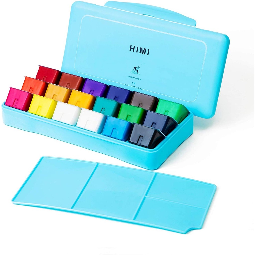 Màu GOUACHE HIMI dạng thạch ( 18/24 màu)
