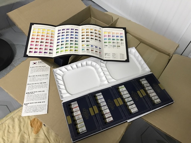 Bộ 24 34 36 7ml 15ml Màu nước Mijello Mission Gold Hàn Quốc