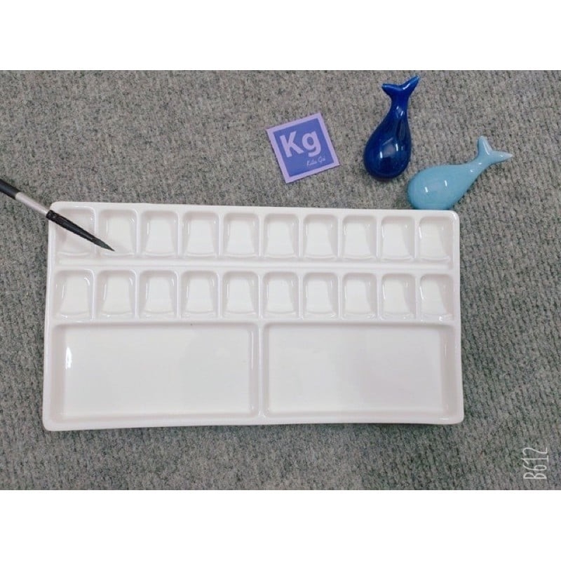 Khay nhựa đa năng pha màu pha mực thư pháp