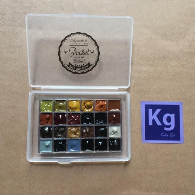 Màu nhũ pocket, màu nước pocket theo tone các hãng