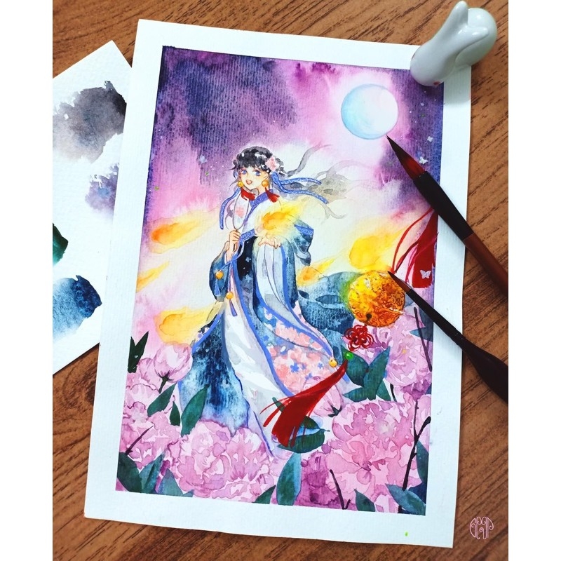 Giấy vẽ màu nước Happy Việt Nam sổ vẽ A4 A5