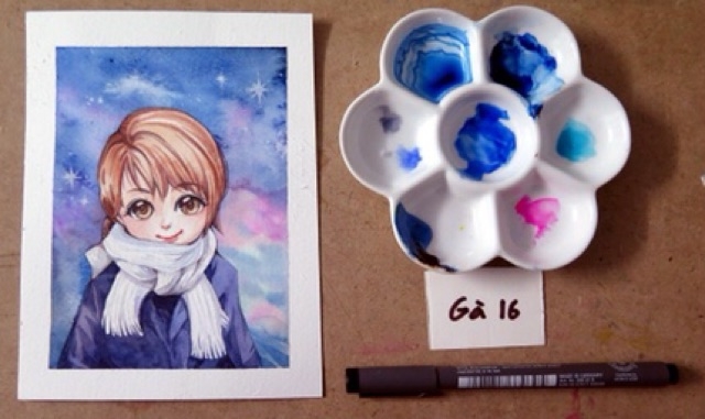 Băng keo dính giấy chặn màu, chặn sơn chịu nhiệt & cố định tranh