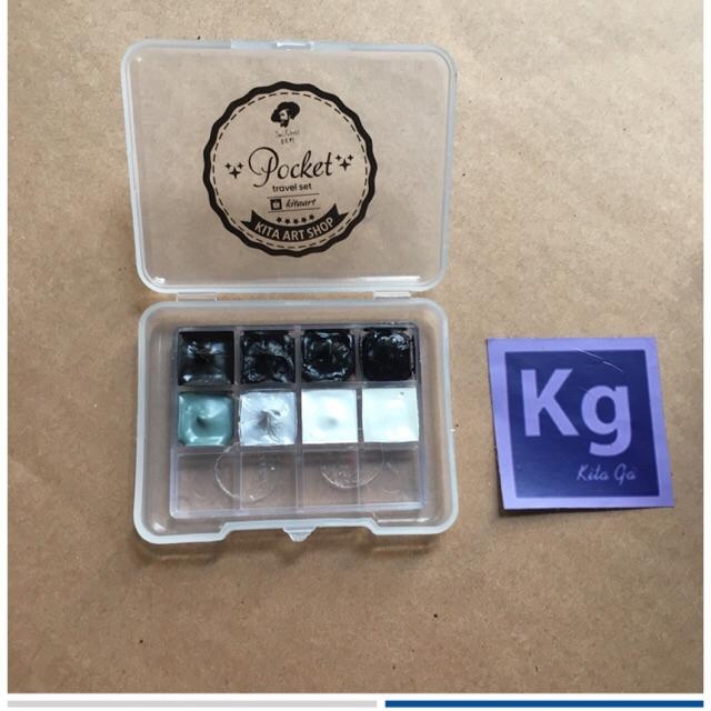 Màu nhũ pocket, màu nước pocket theo tone các hãng